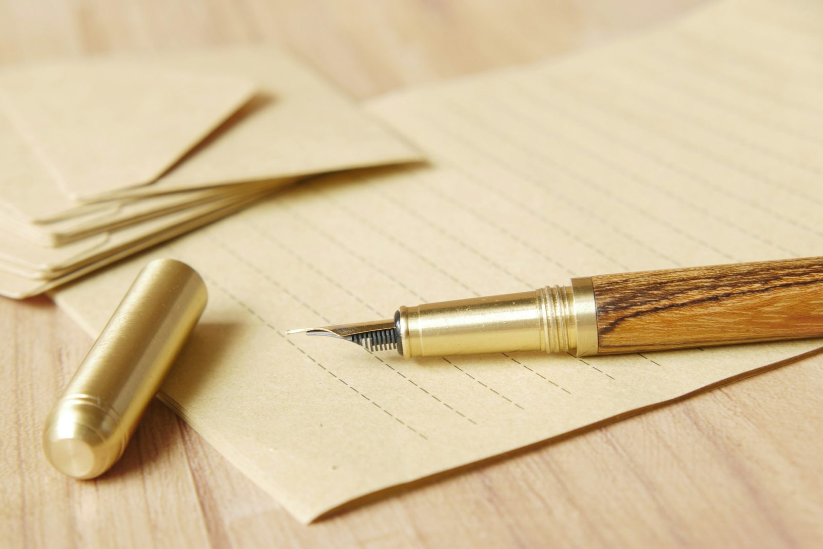 Brass Fountain Pen